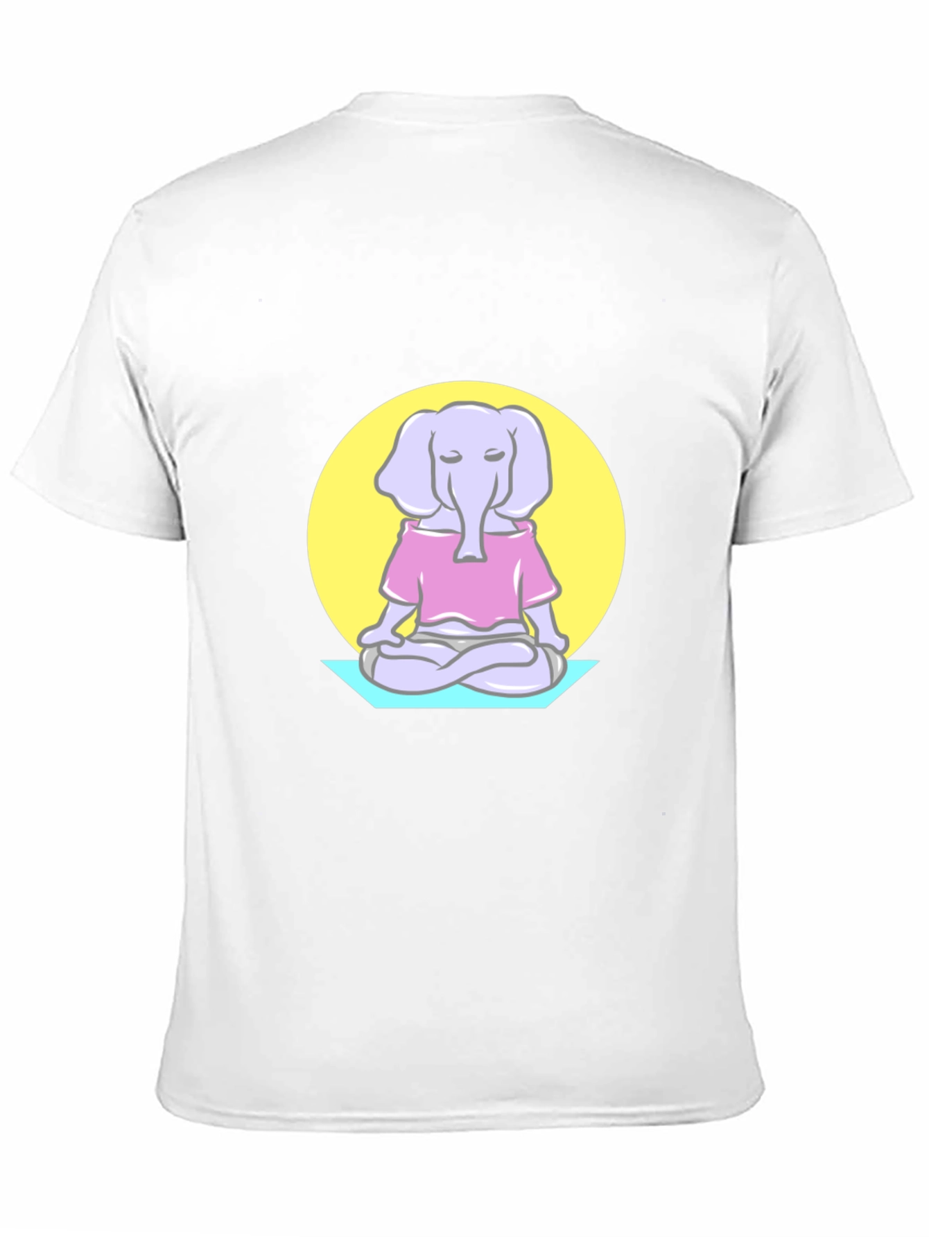 Zen Elephant T-Shirt - Meditating Animal Graphic Tee