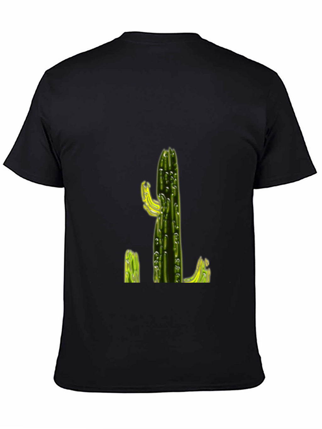 Cactus Graphic Tee - Mens Black T-Shirt
