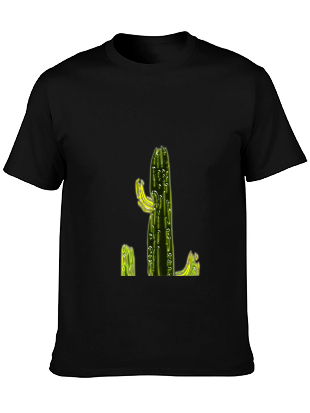 Cactus Graphic Tee - Mens Black T-Shirt