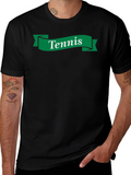 Tennis Banner Graphic T-Shirt