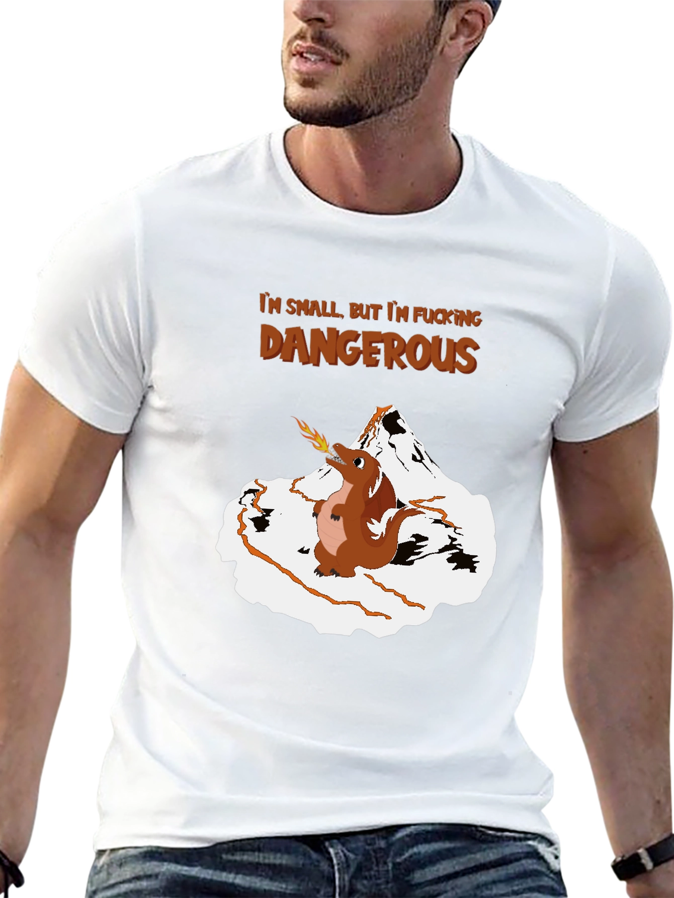 Funny Graphic Tee: Small But Dangerous Dragon T-Shirt
