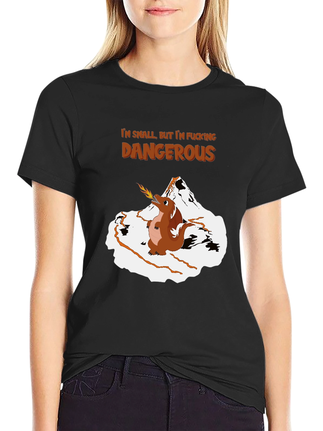 Funny Graphic Tee: Small But Dangerous Dragon T-Shirt