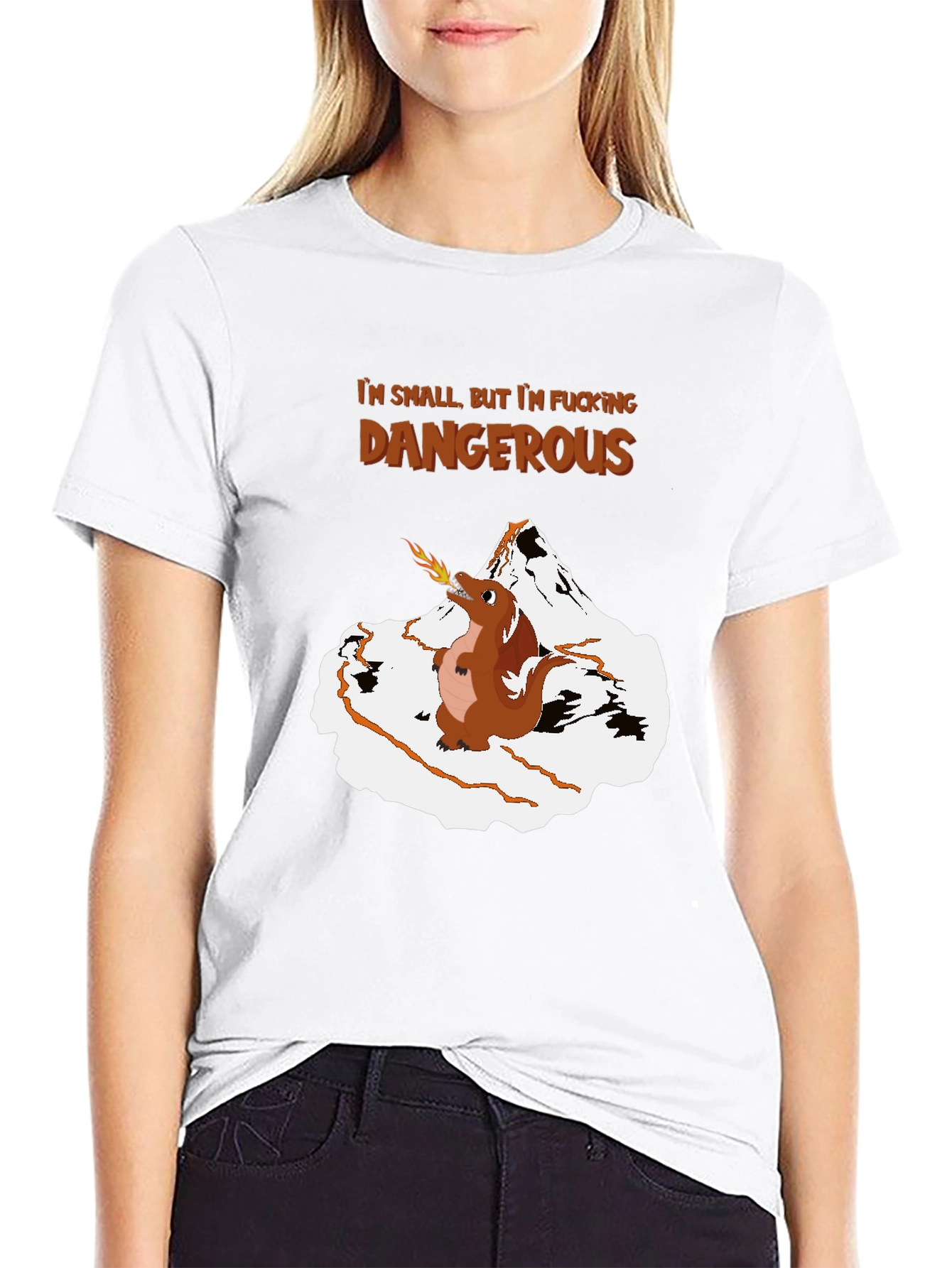 Funny Graphic Tee: Small But Dangerous Dragon T-Shirt