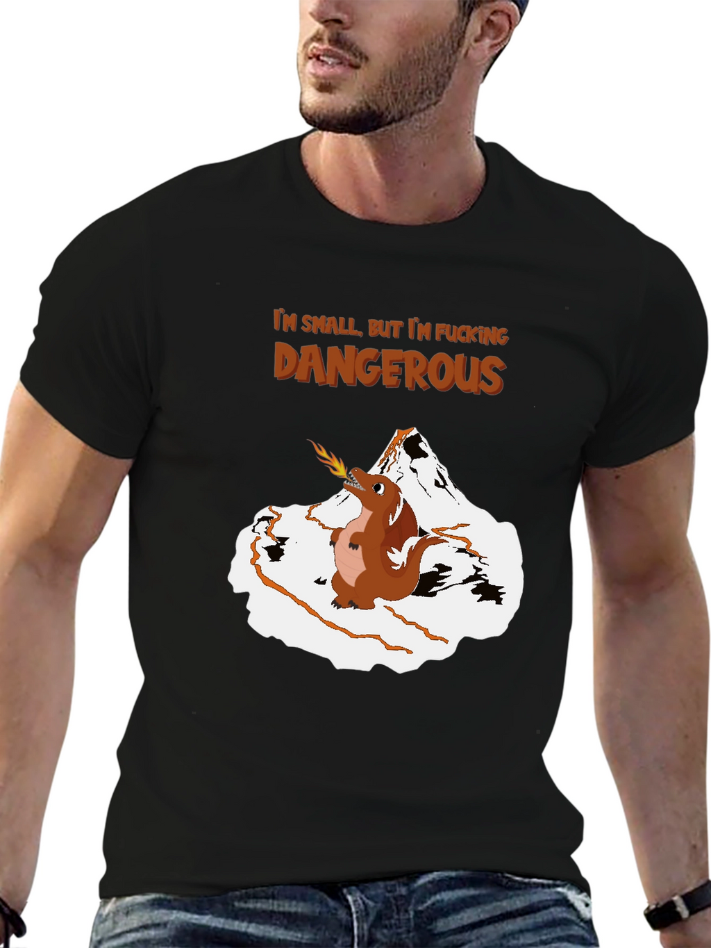 Funny Graphic Tee: Small But Dangerous Dragon T-Shirt