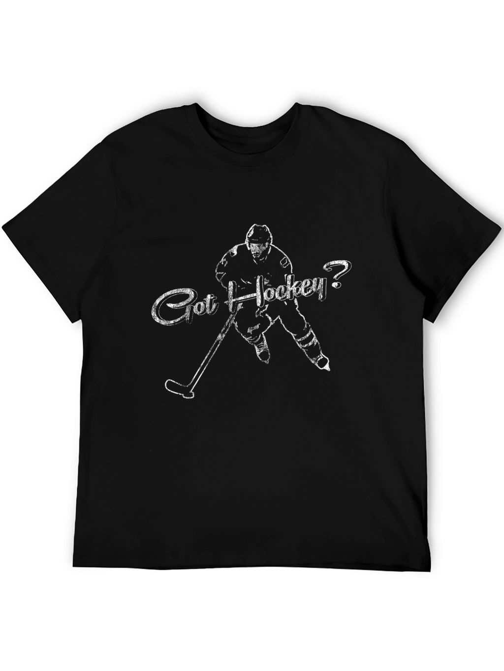 Got Hockey? Black Graphic Tee