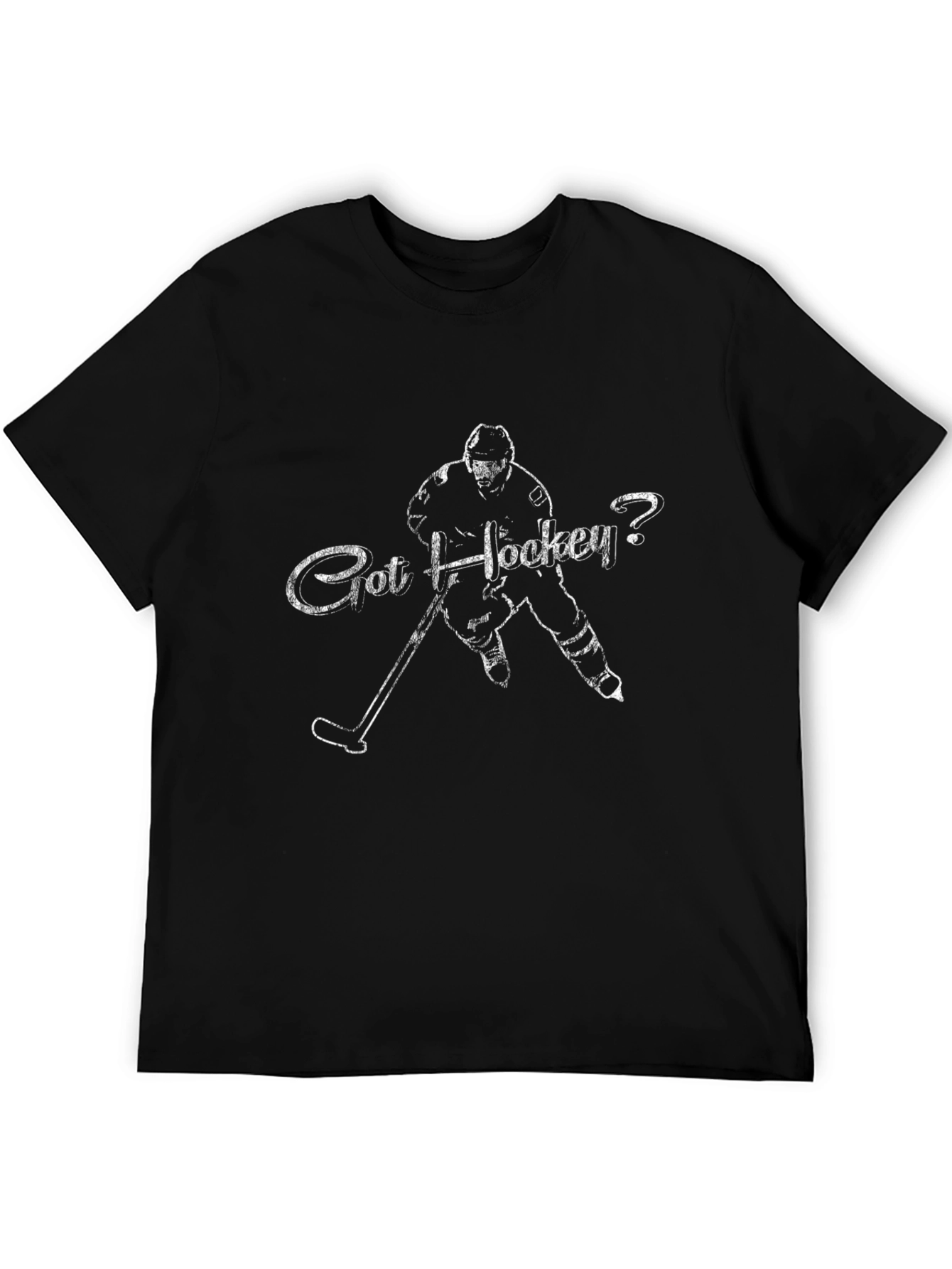 Got Hockey? Black Graphic Tee