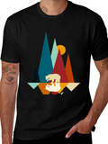 Mountain Bear Graphic Tee - Nature Inspired Design