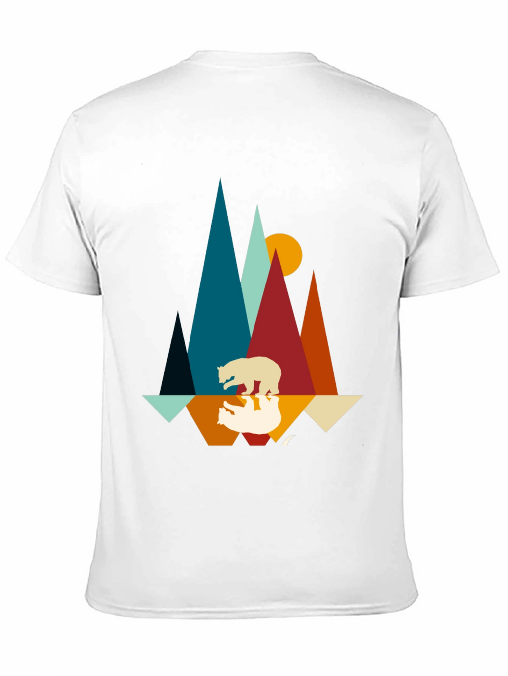 Mountain Bear Graphic Tee - Nature Inspired Design