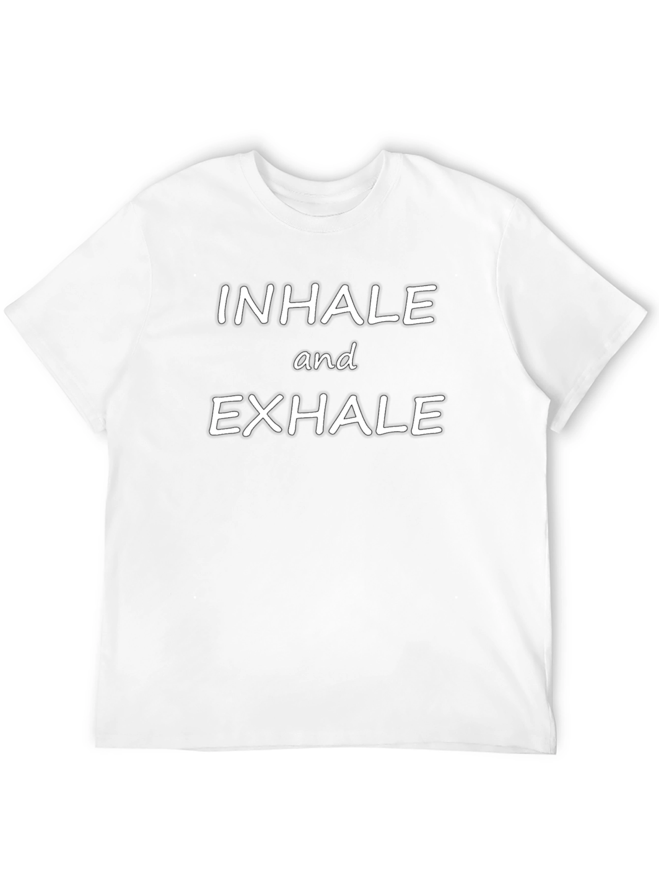 Inhale and Exhale Graphic Tee - Comfort Fit