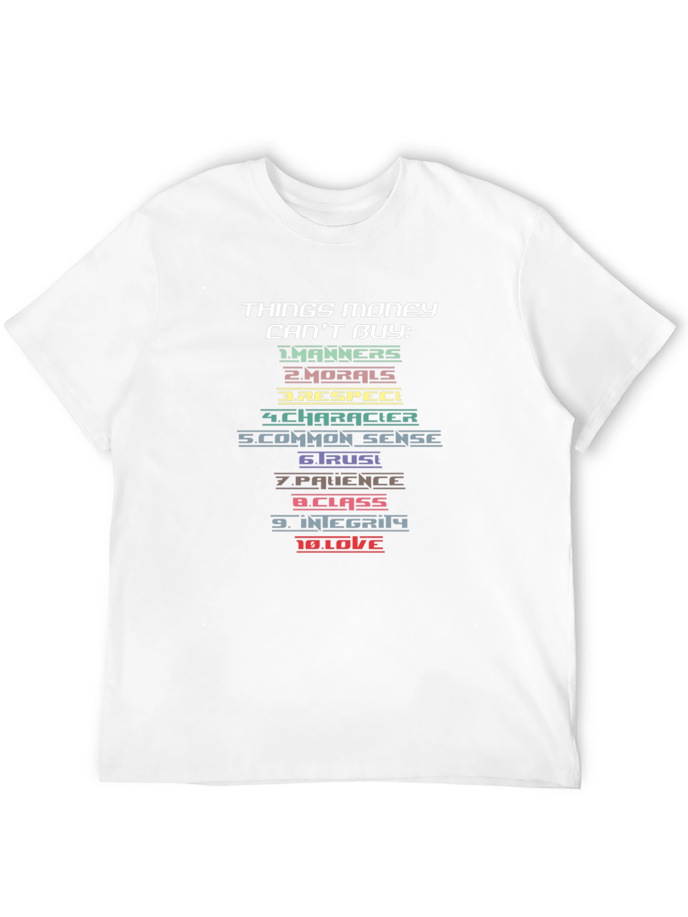 Things Money Cant Buy Graphic Tee