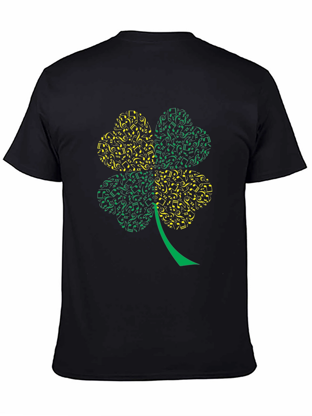 Musical Shamrock Graphic T-Shirt