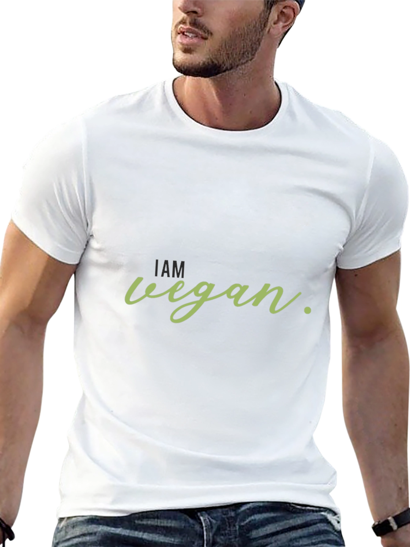 I am Vegan Black T-Shirt