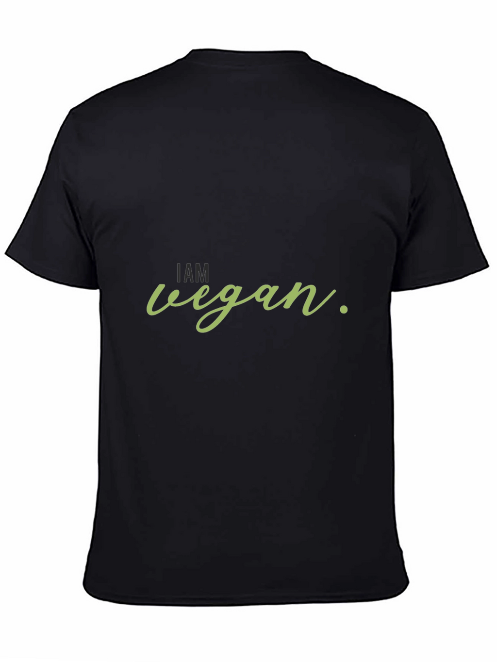 I am Vegan Black T-Shirt