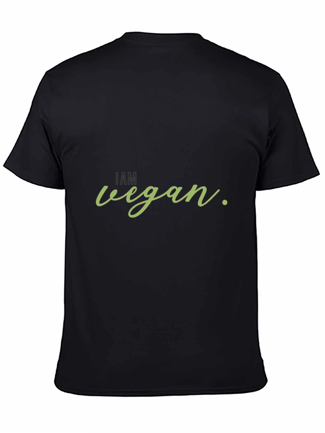 I am Vegan Black T-Shirt