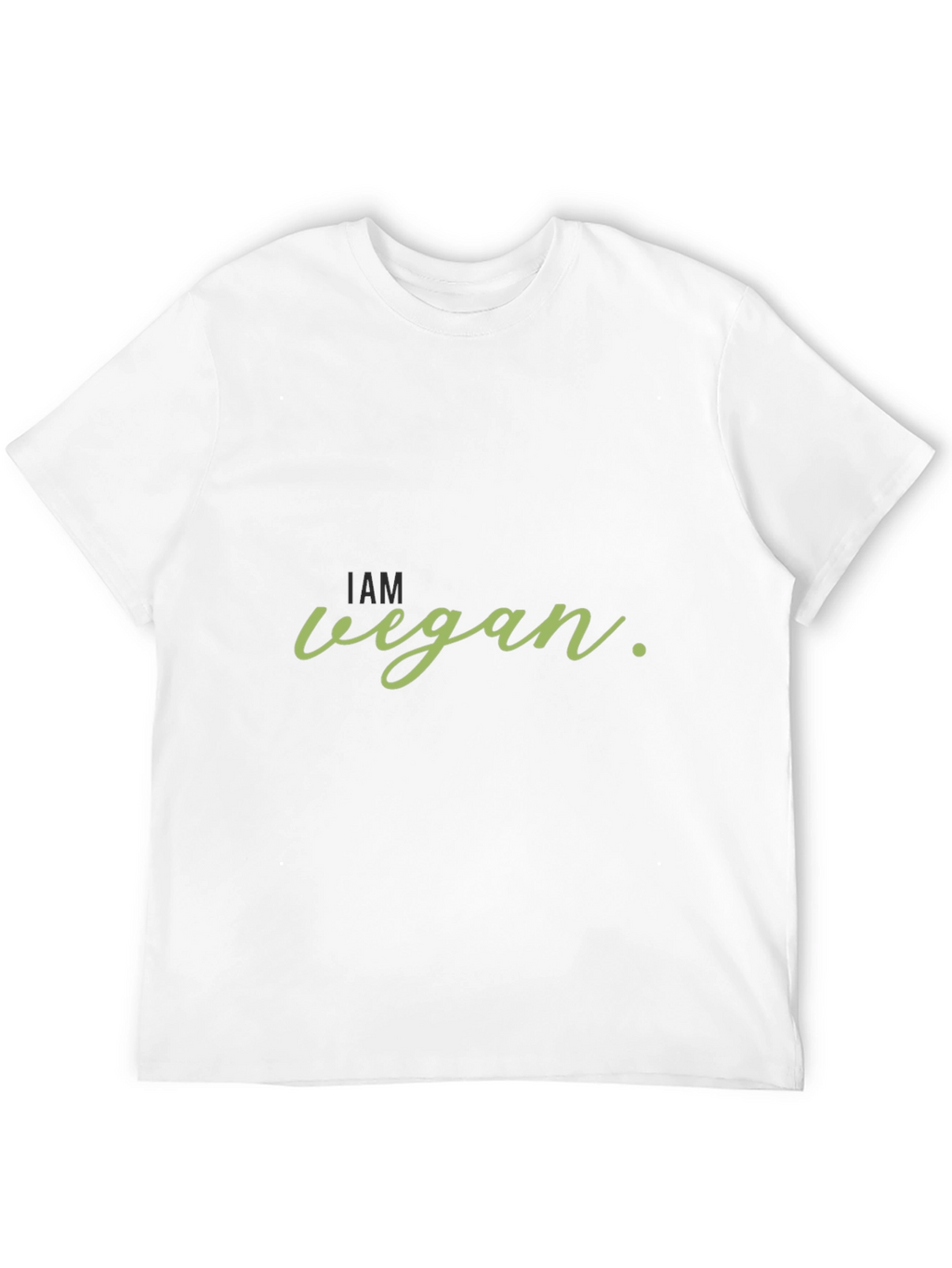 I am Vegan Black T-Shirt