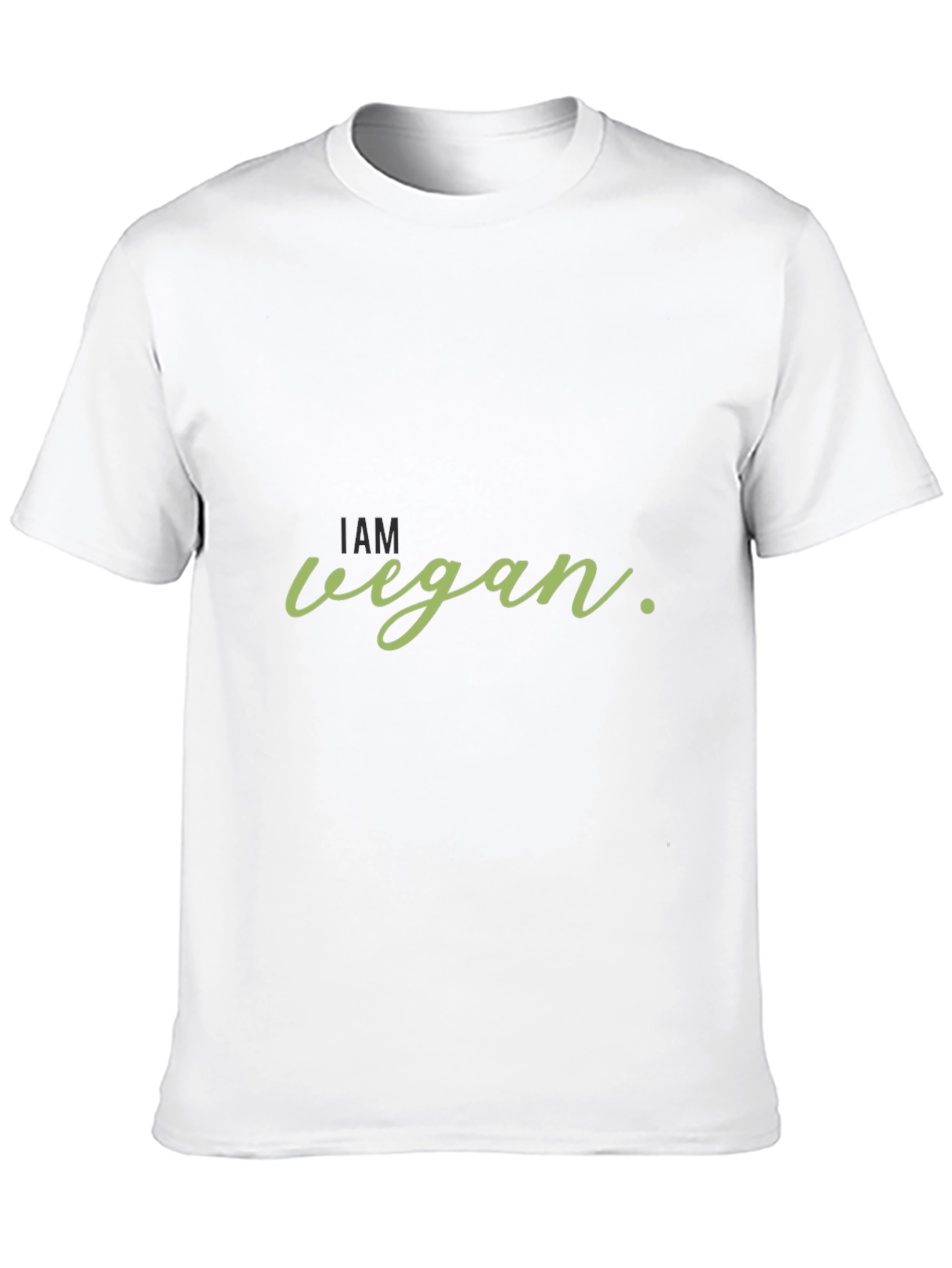 I am Vegan Black T-Shirt