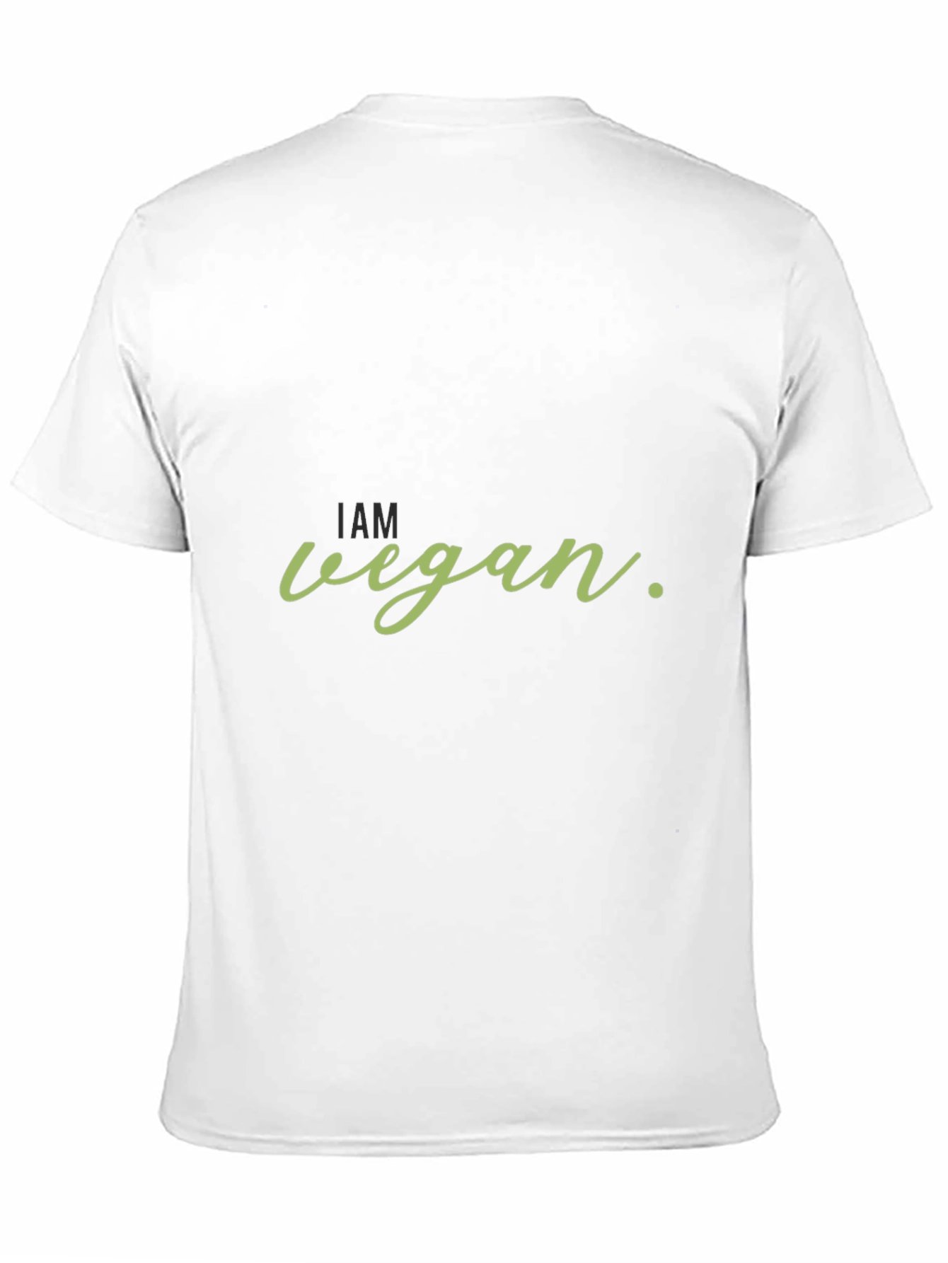I am Vegan Black T-Shirt