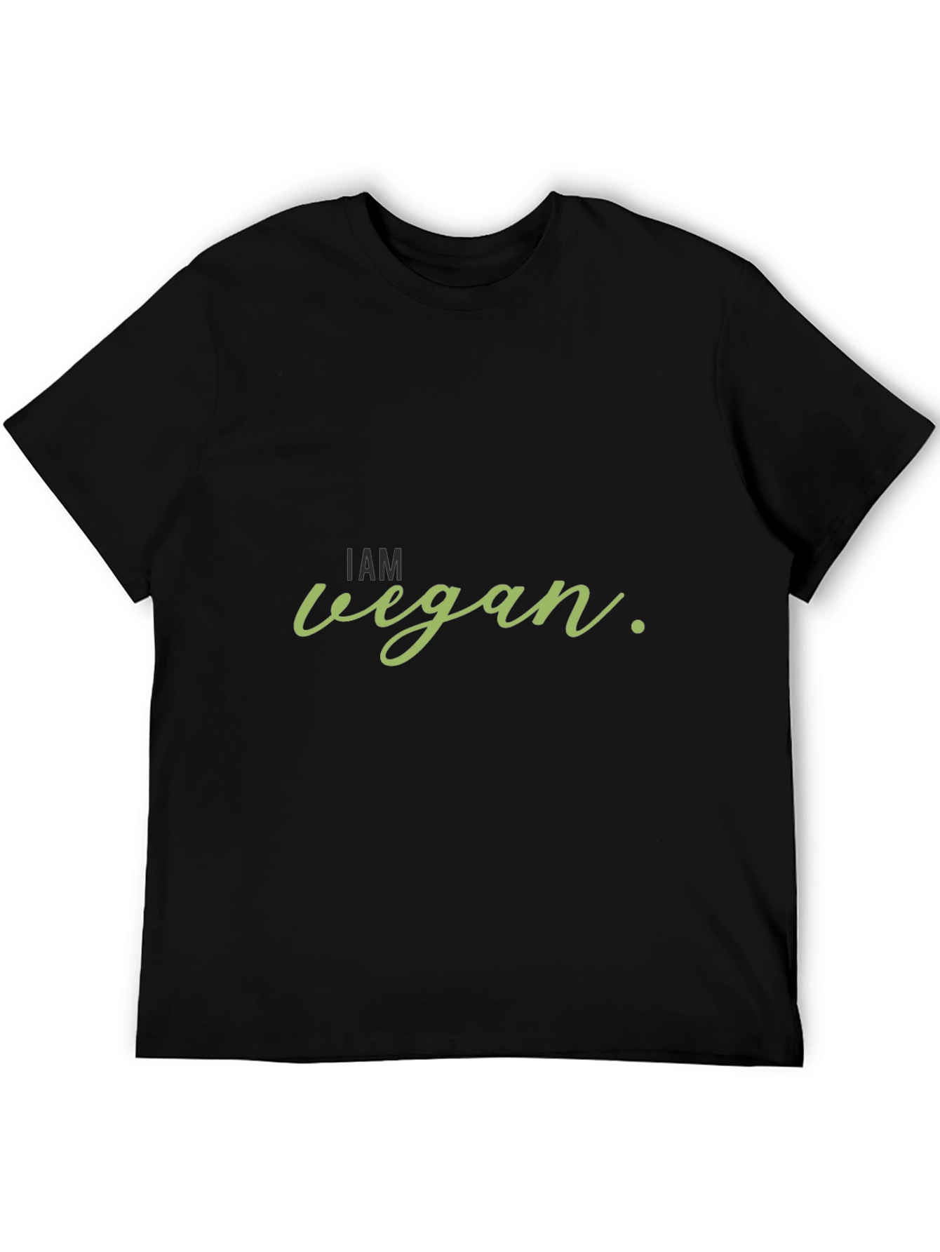 I am Vegan Black T-Shirt