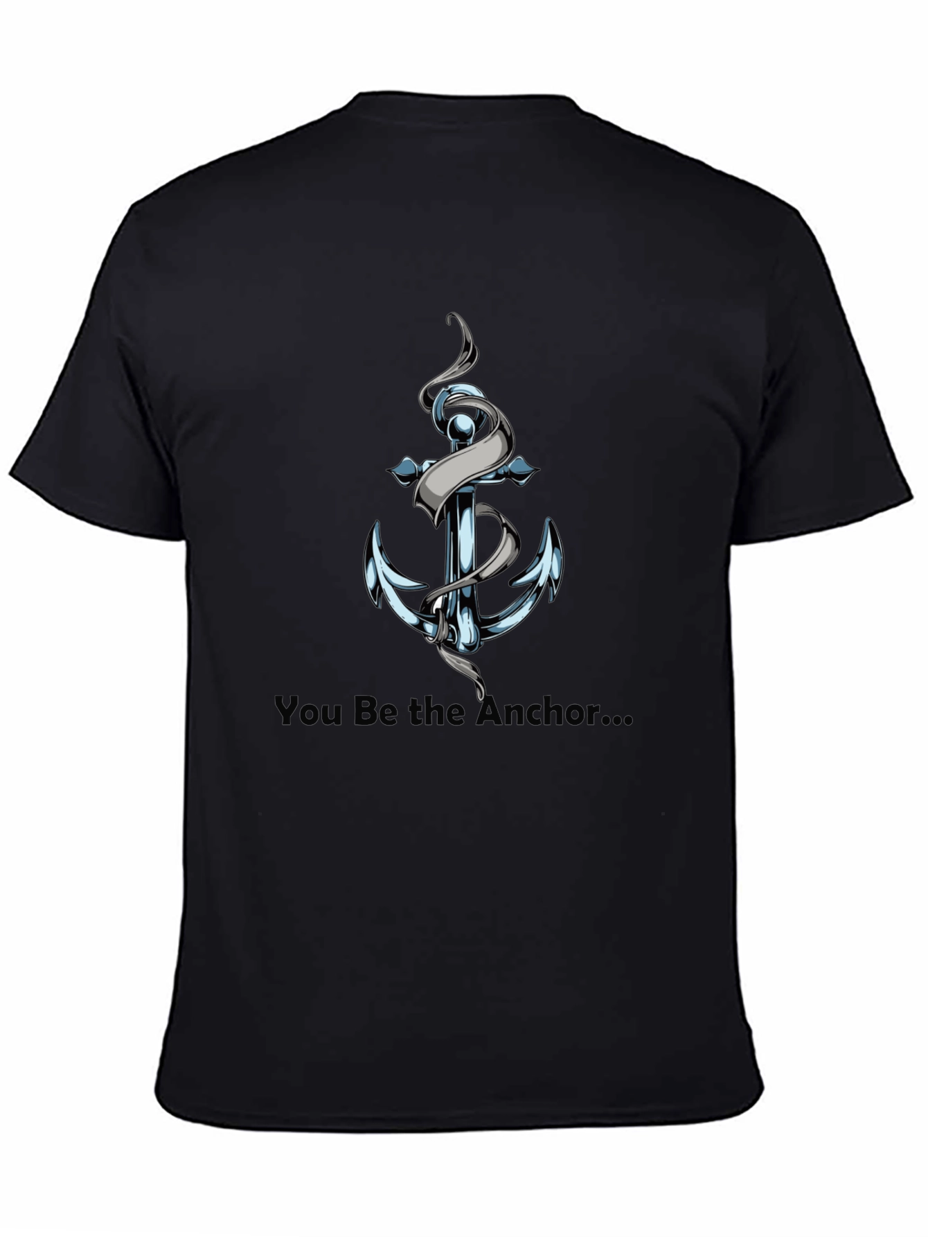 Be the Anchor Graphic Tee - Black