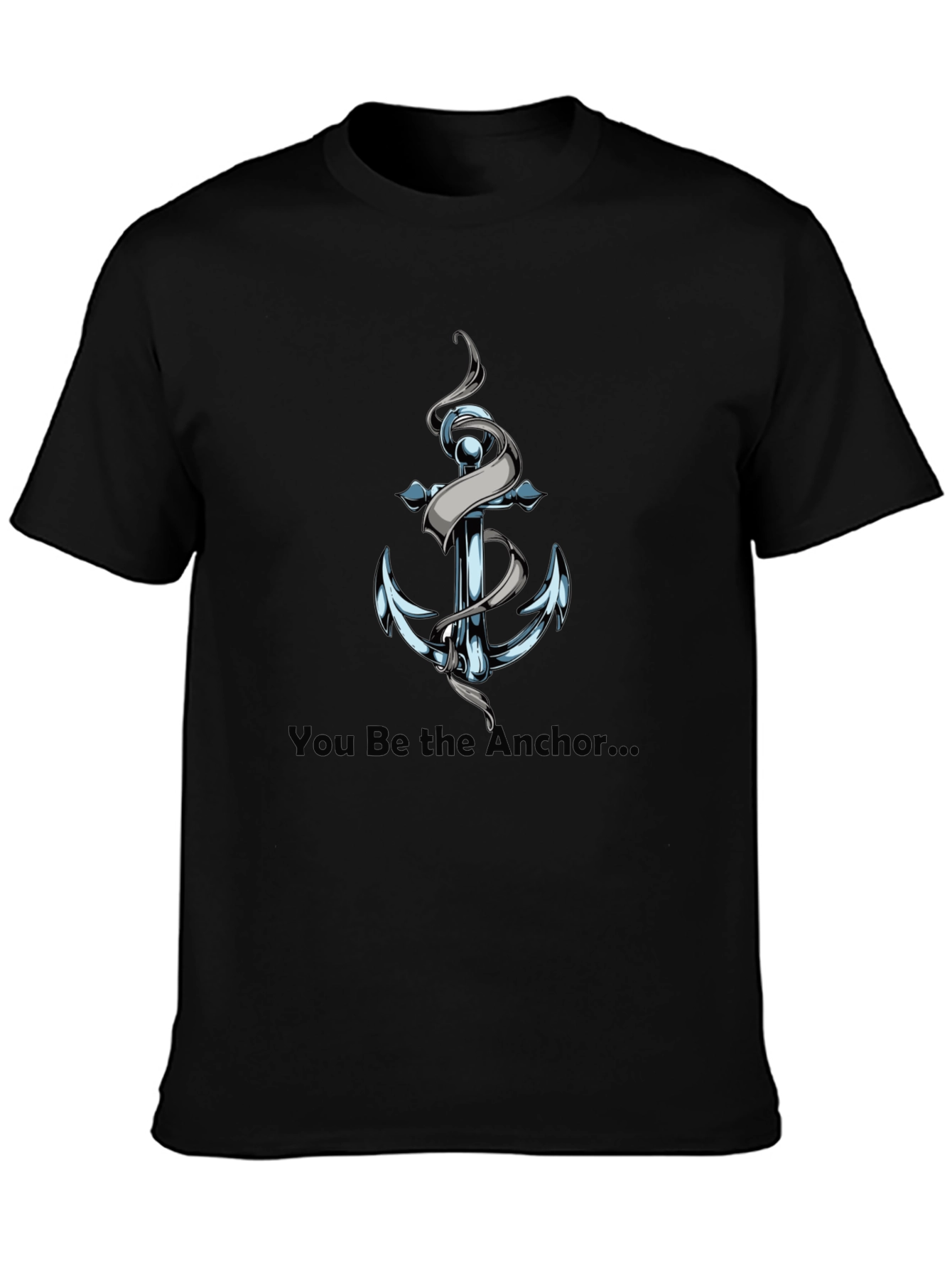 Be the Anchor Graphic Tee - Black