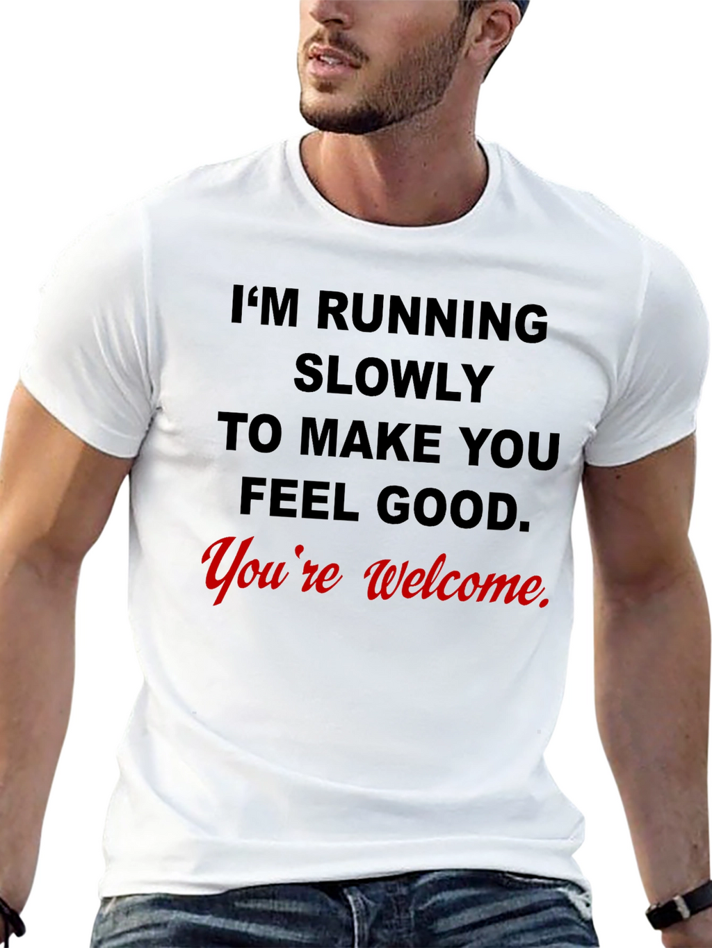 Funny Running T-Shirt - Youre Welcome