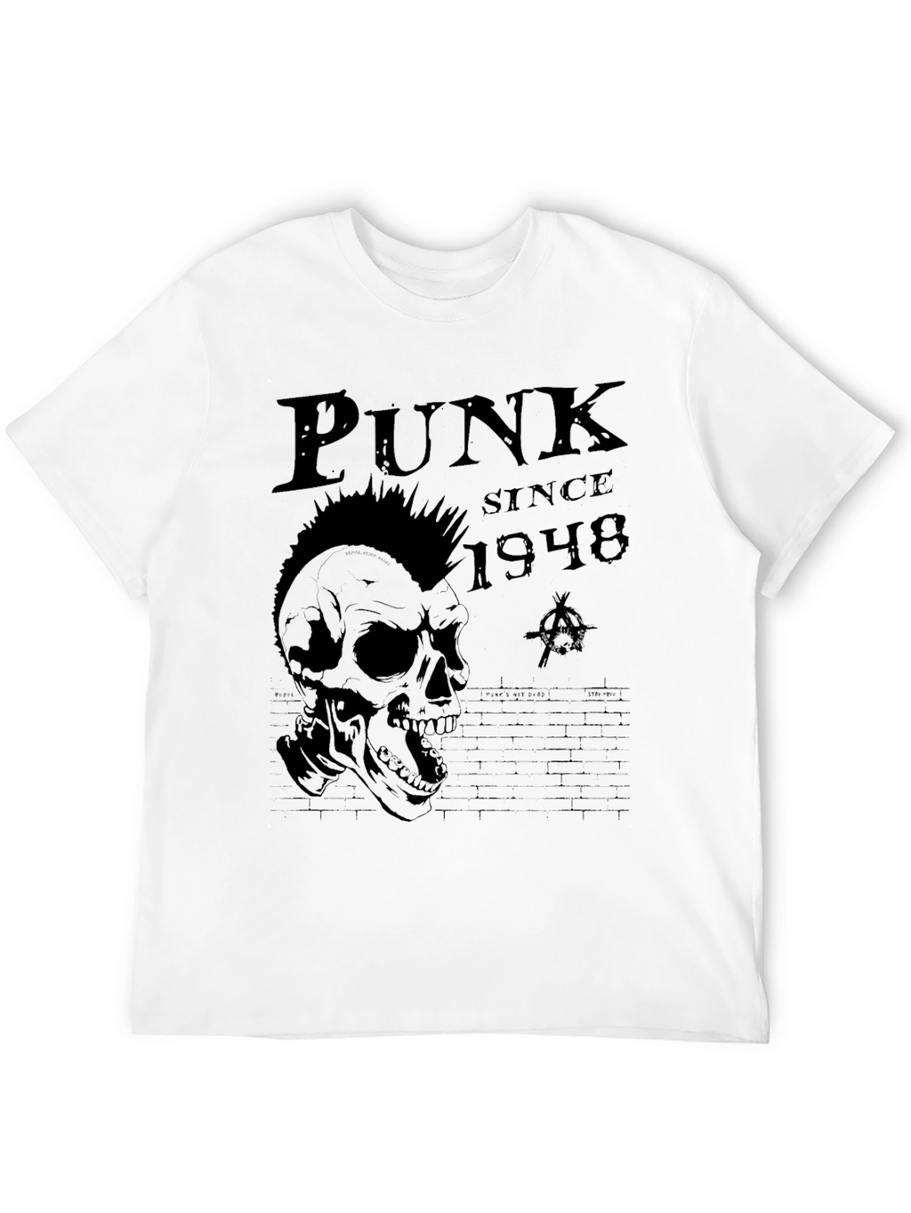 Punk Since 1948 Graphic T-Shirt - Skull Design