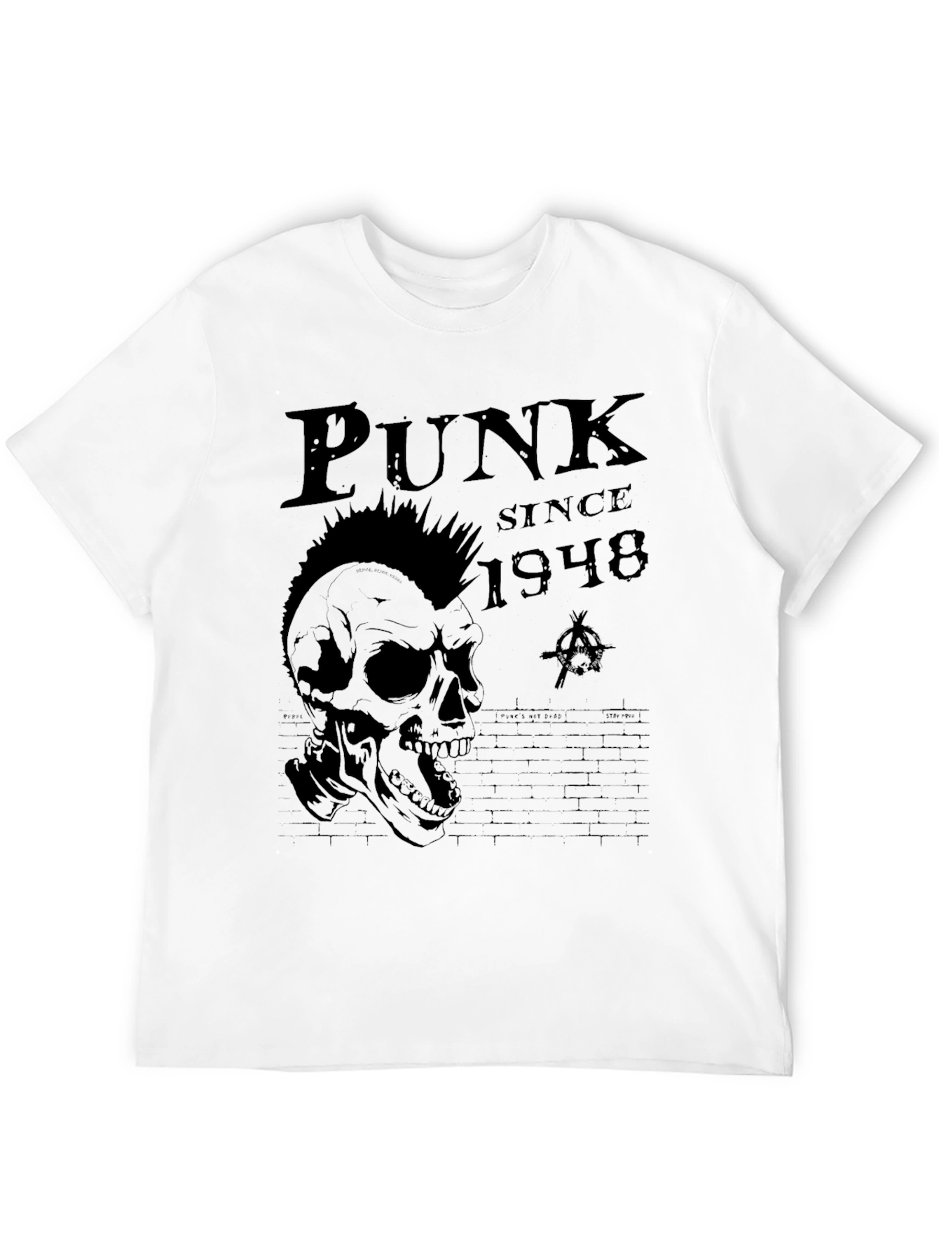 Punk Since 1948 Graphic T-Shirt - Skull Design