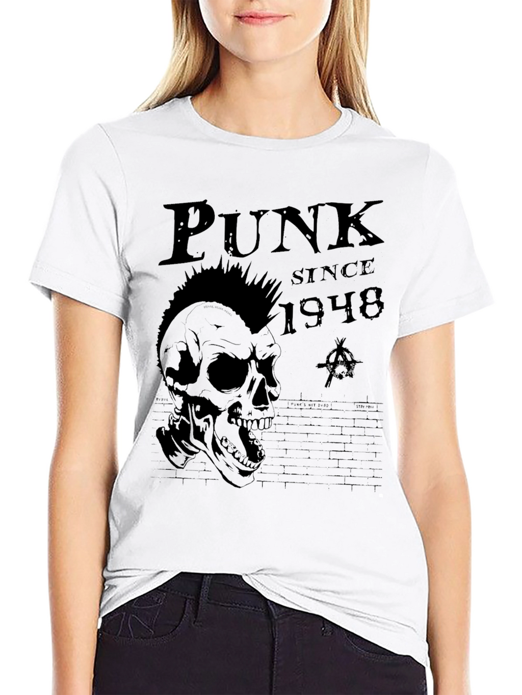 Punk Since 1948 Graphic T-Shirt - Skull Design
