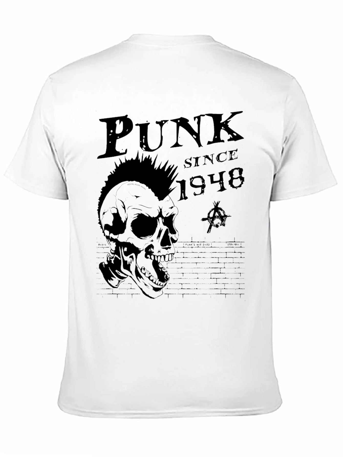 Punk Since 1948 Graphic T-Shirt - Skull Design