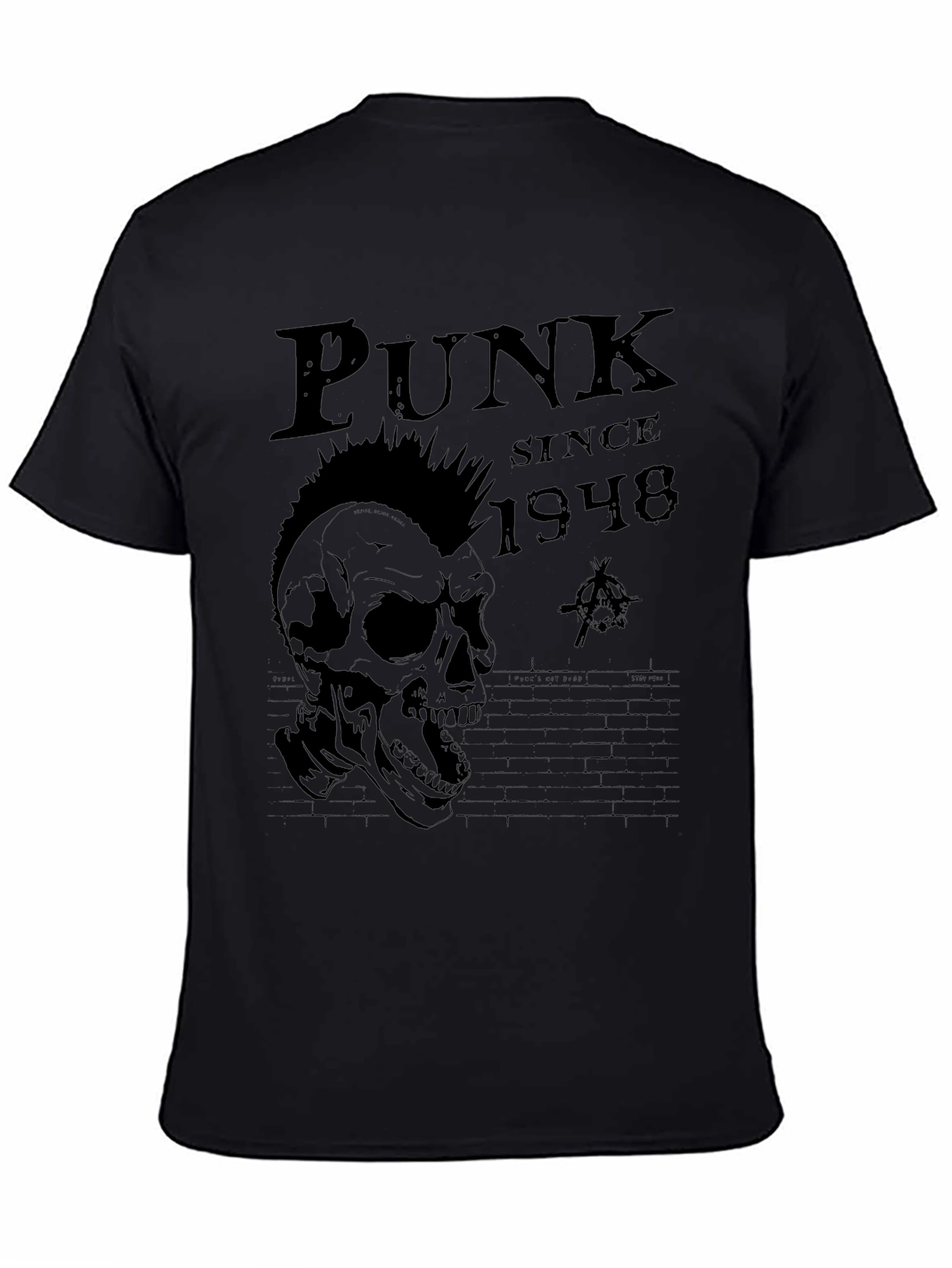Punk Since 1948 Graphic T-Shirt - Skull Design