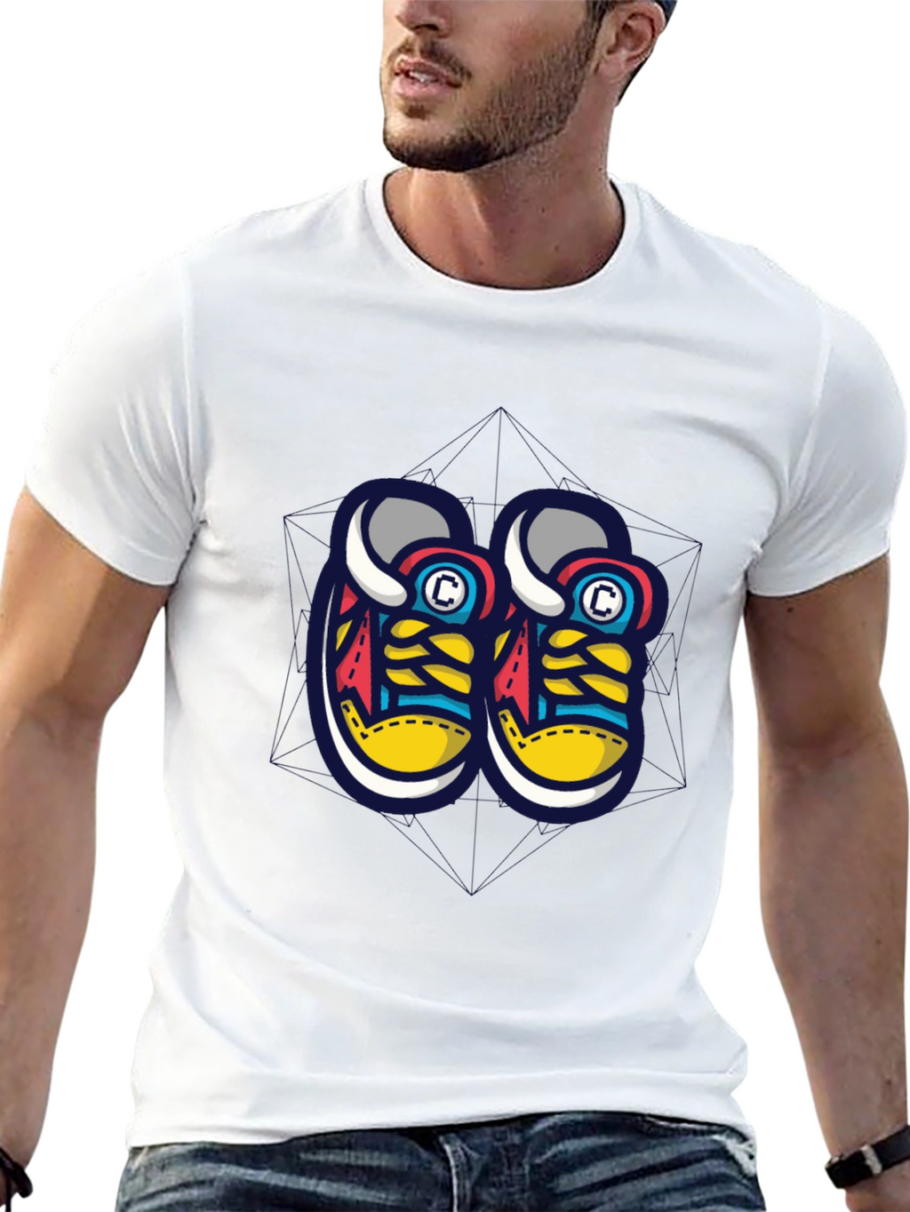 Sneaker Graphic Tee - Cool Casual Style