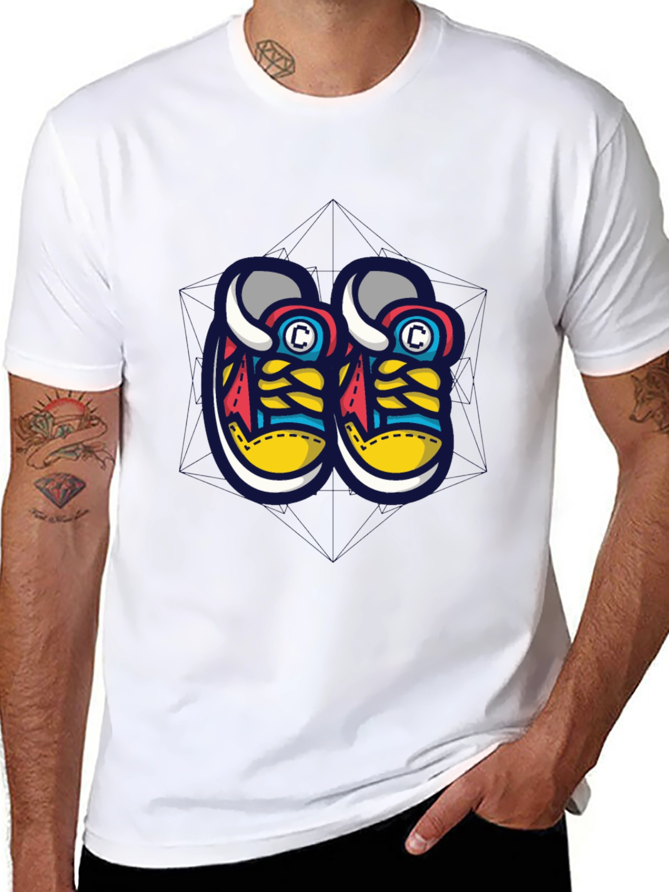 Sneaker Graphic Tee - Cool Casual Style