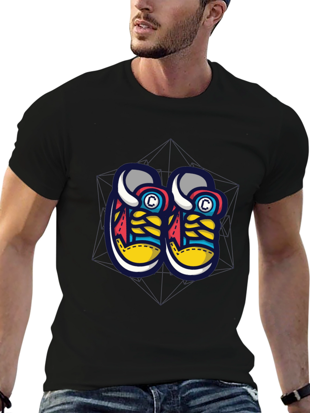 Sneaker Graphic Tee - Cool Casual Style