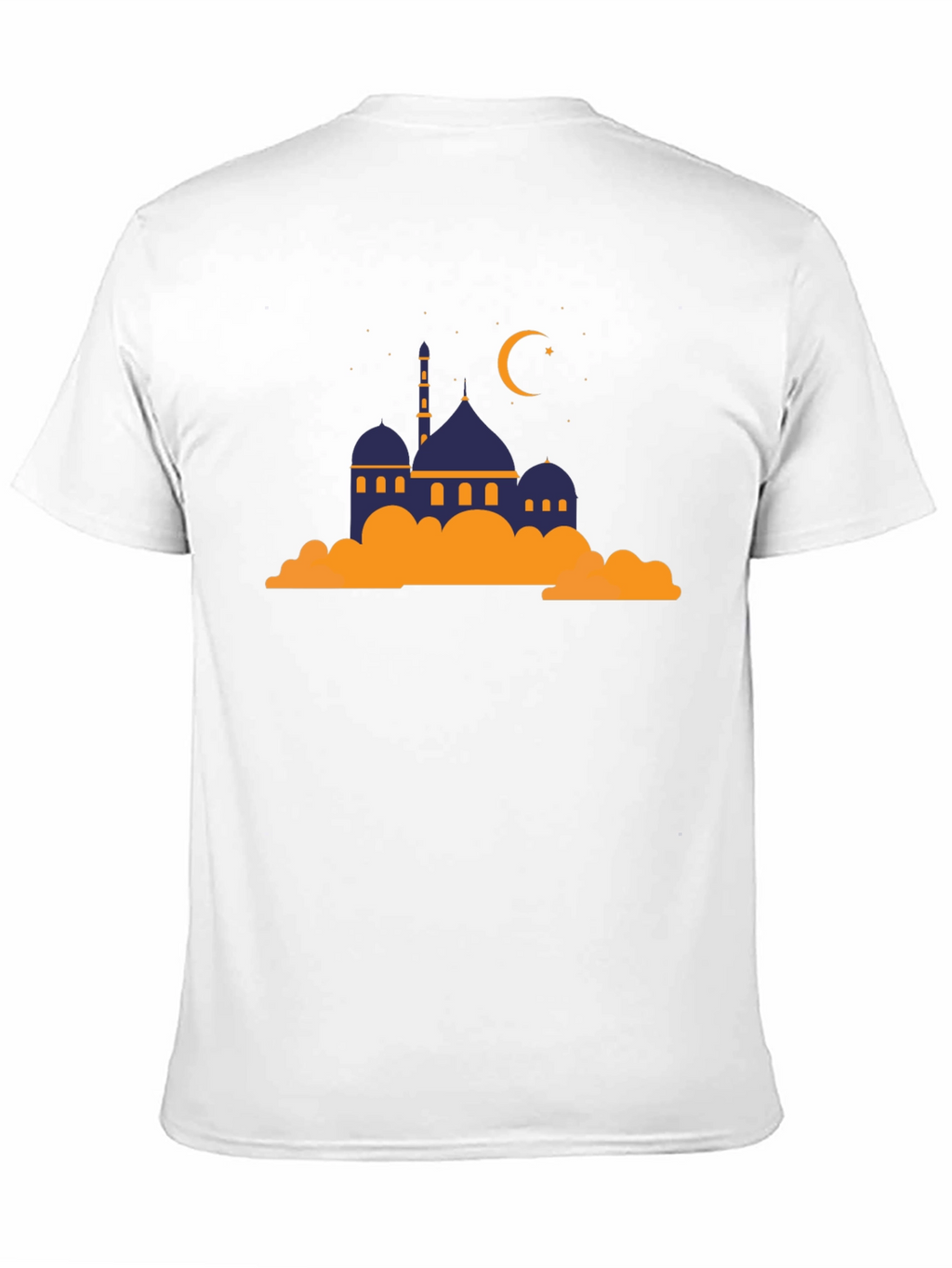 Mosque Graphic Tee - Crescent Moon Religious Shirt