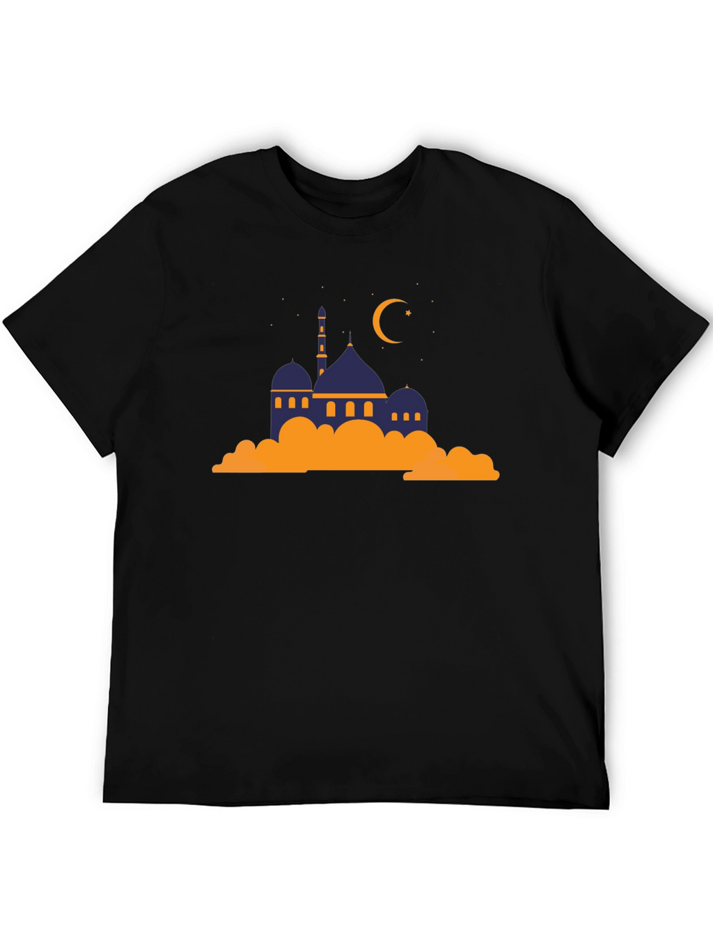 Mosque Graphic Tee - Crescent Moon Religious Shirt