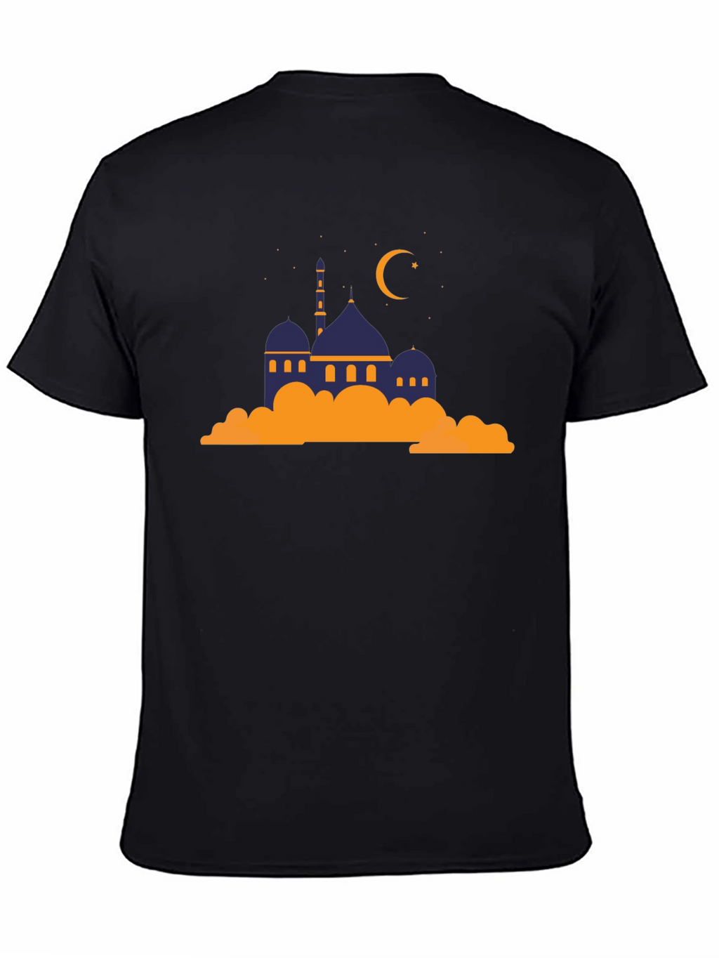 Mosque Graphic Tee - Crescent Moon Religious Shirt