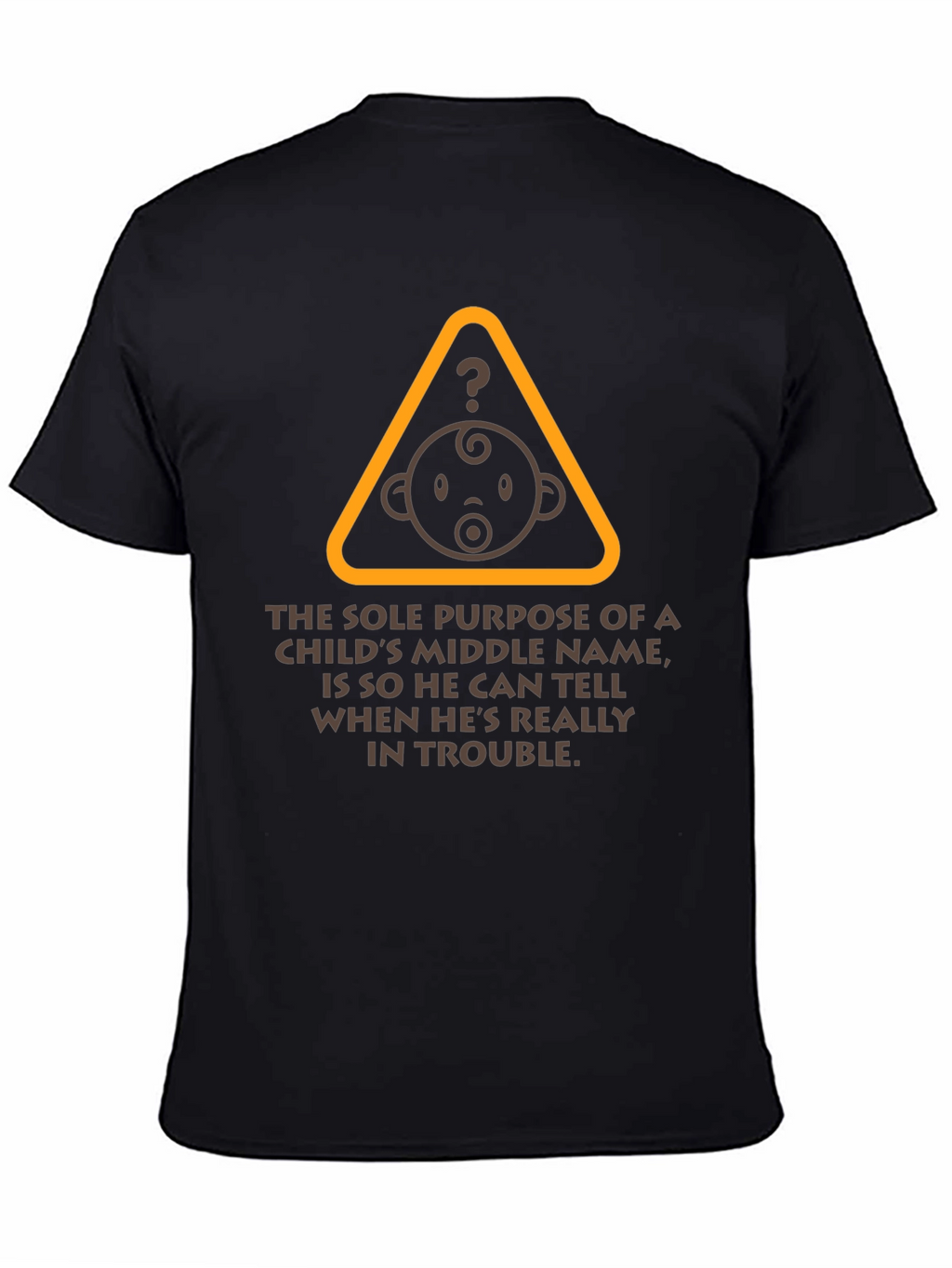 Funny Middle Name Baby T-Shirt