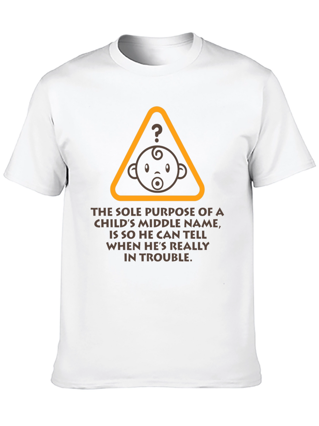 Funny Middle Name Baby T-Shirt