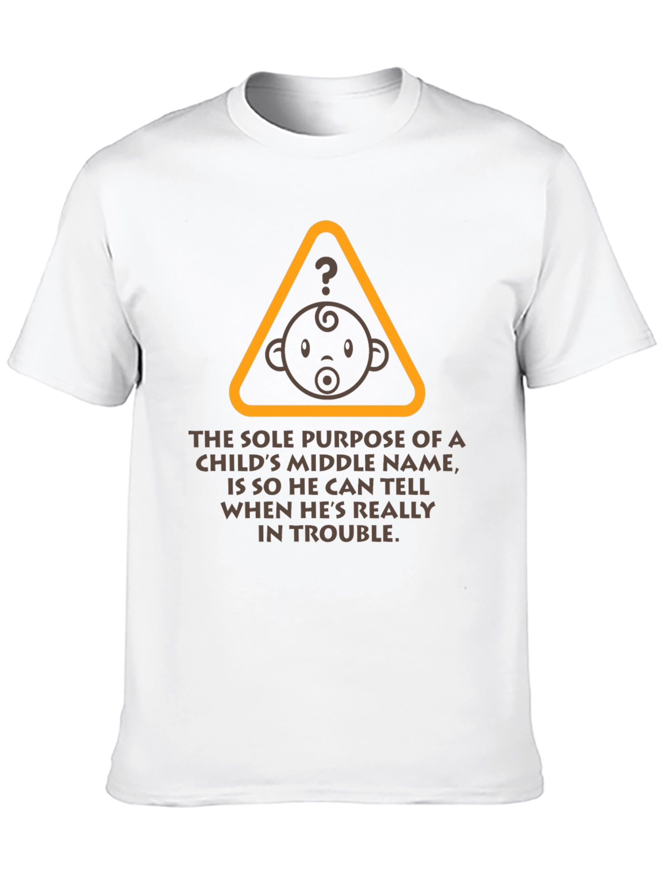 Funny Middle Name Baby T-Shirt