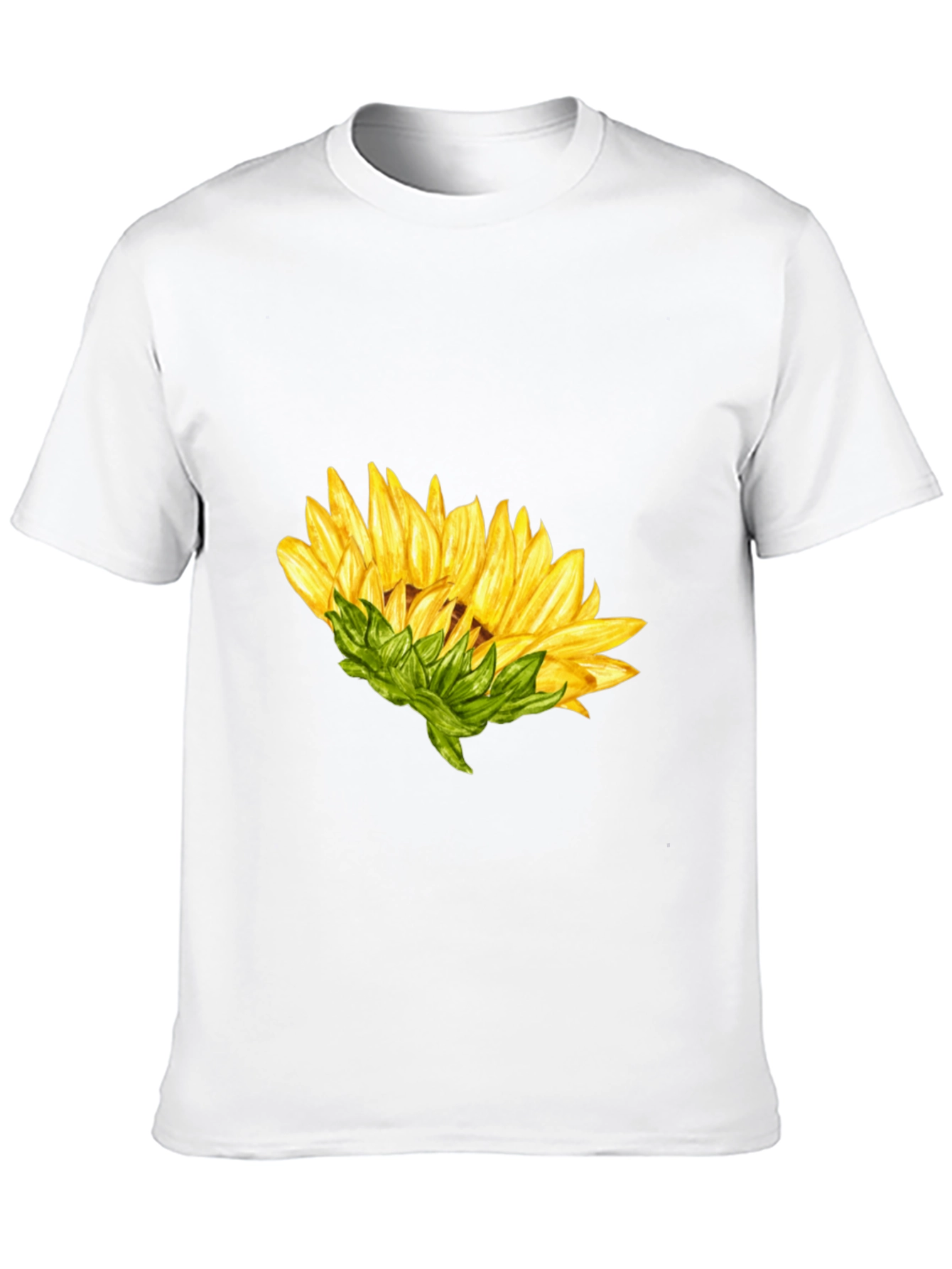Sunflower Graphic Black T-Shirt