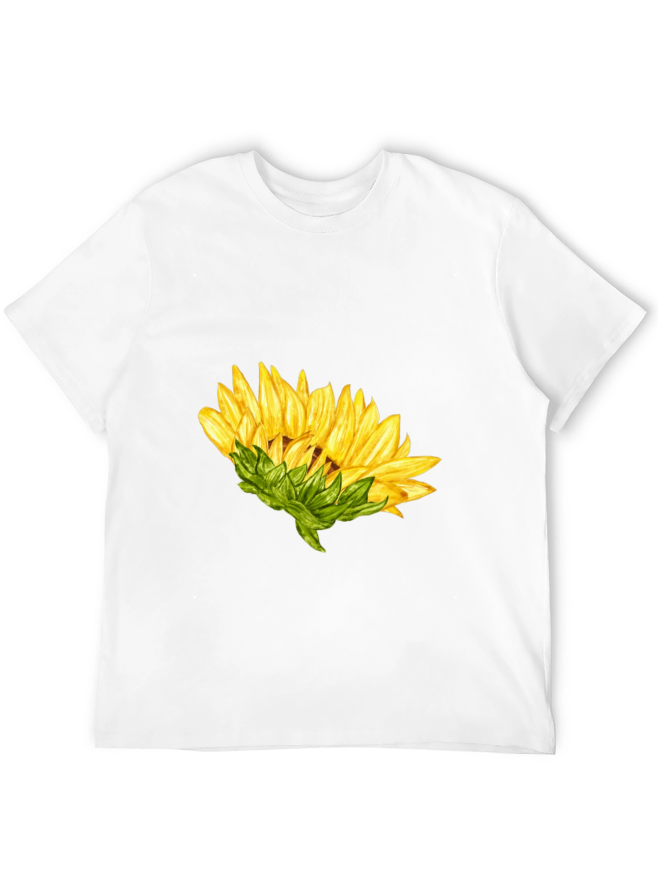 Sunflower Graphic Black T-Shirt