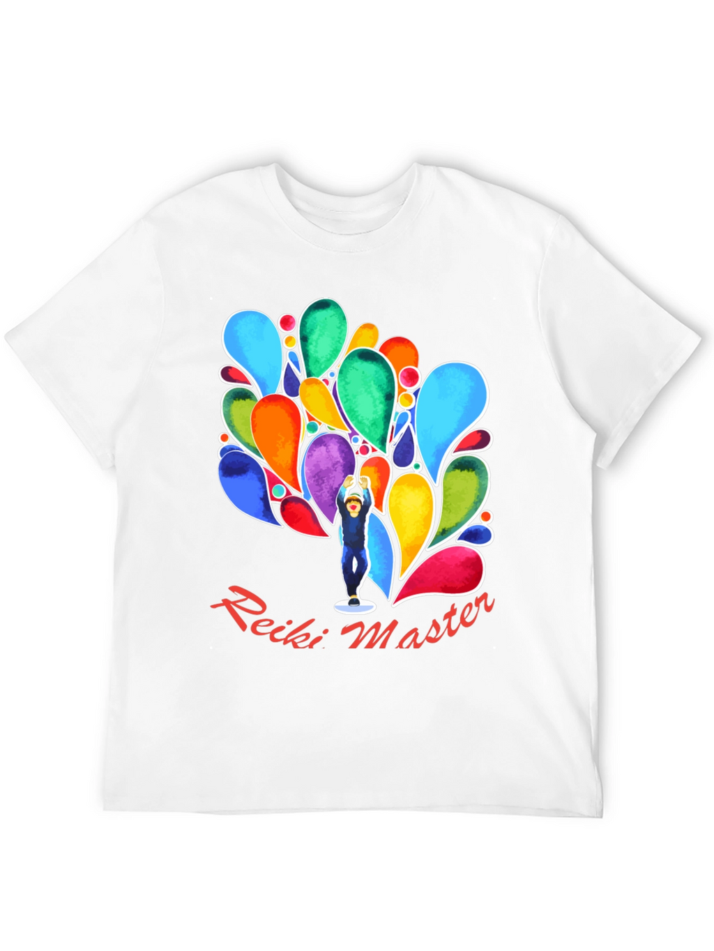 Reiki Master Black T-Shirt - Energy Healing Spiritual Tee
