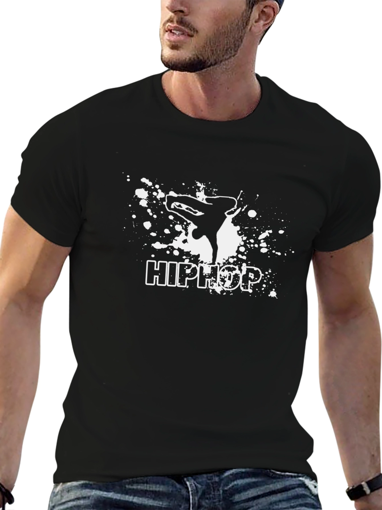 Hip Hop Dancer Black T-Shirt