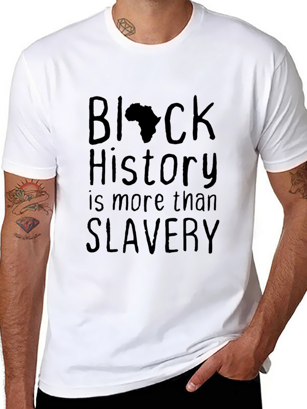 Black History T-Shirt - More Than Slavery