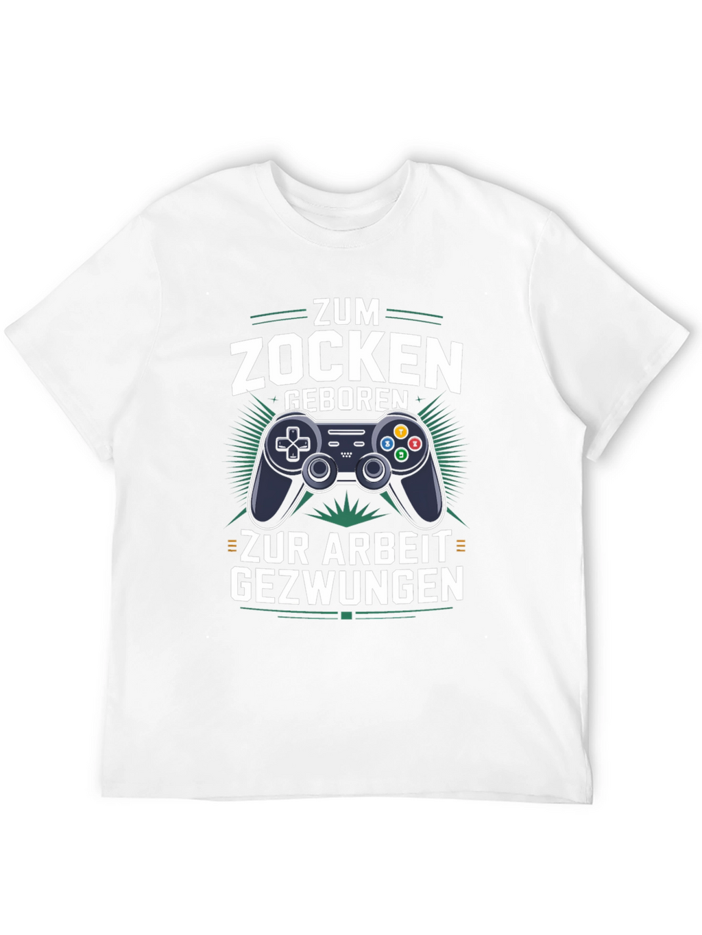 Gamer T-Shirt - Zum Zocken Geboren