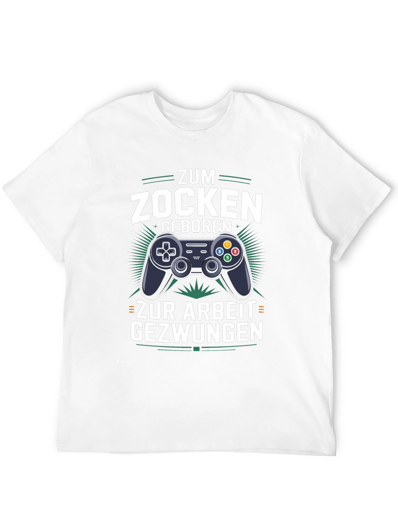 Gamer T-Shirt - Zum Zocken Geboren