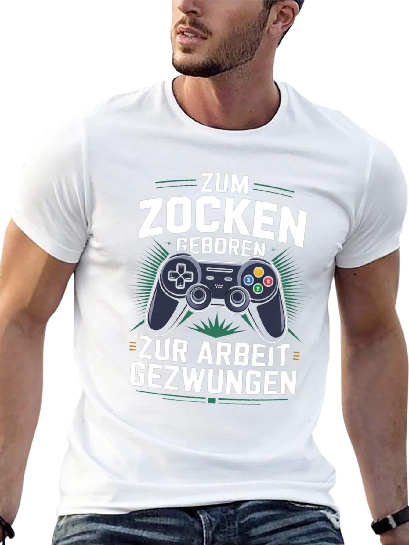 Gamer T-Shirt - Zum Zocken Geboren