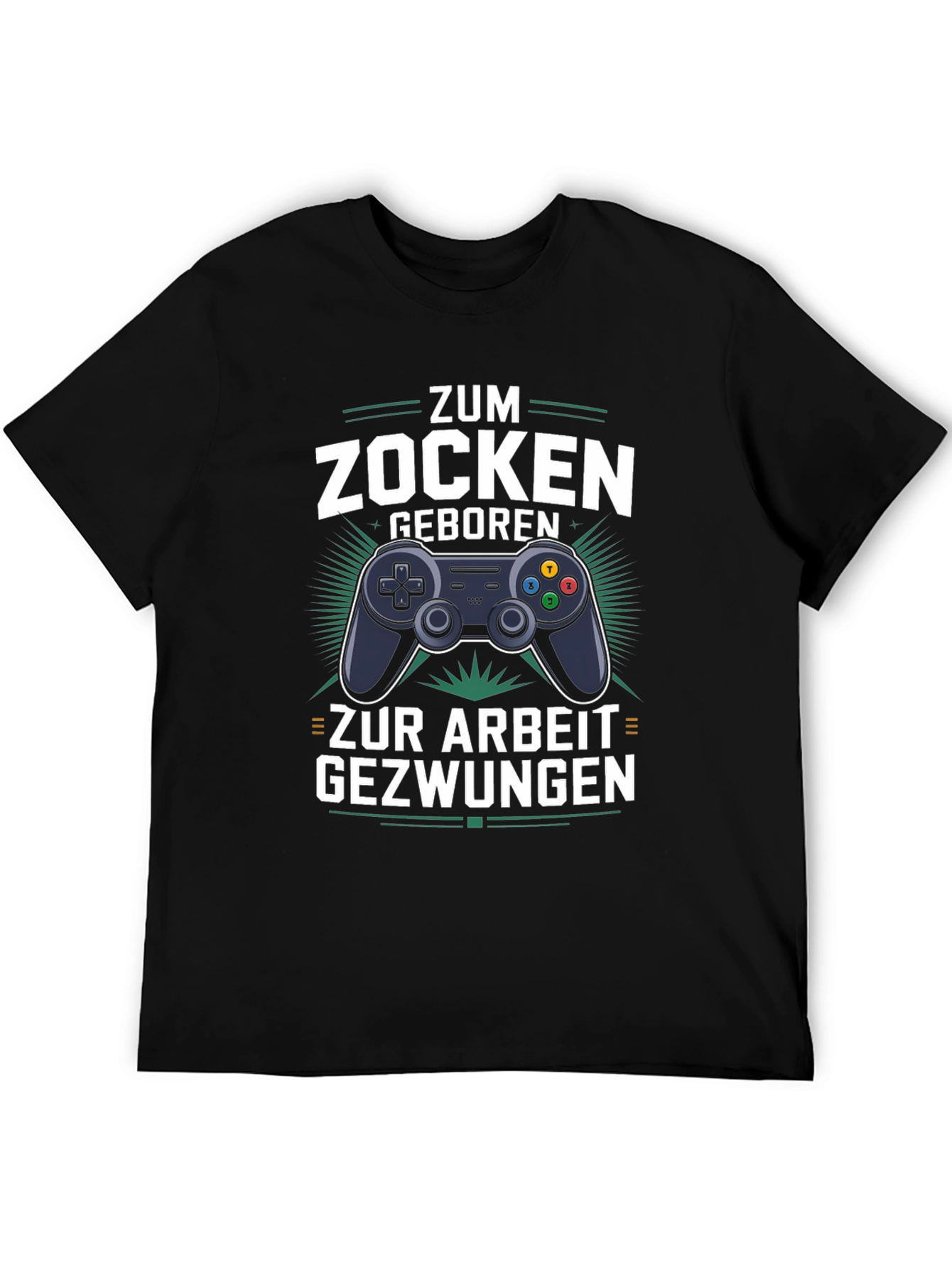 Gamer T-Shirt - Zum Zocken Geboren