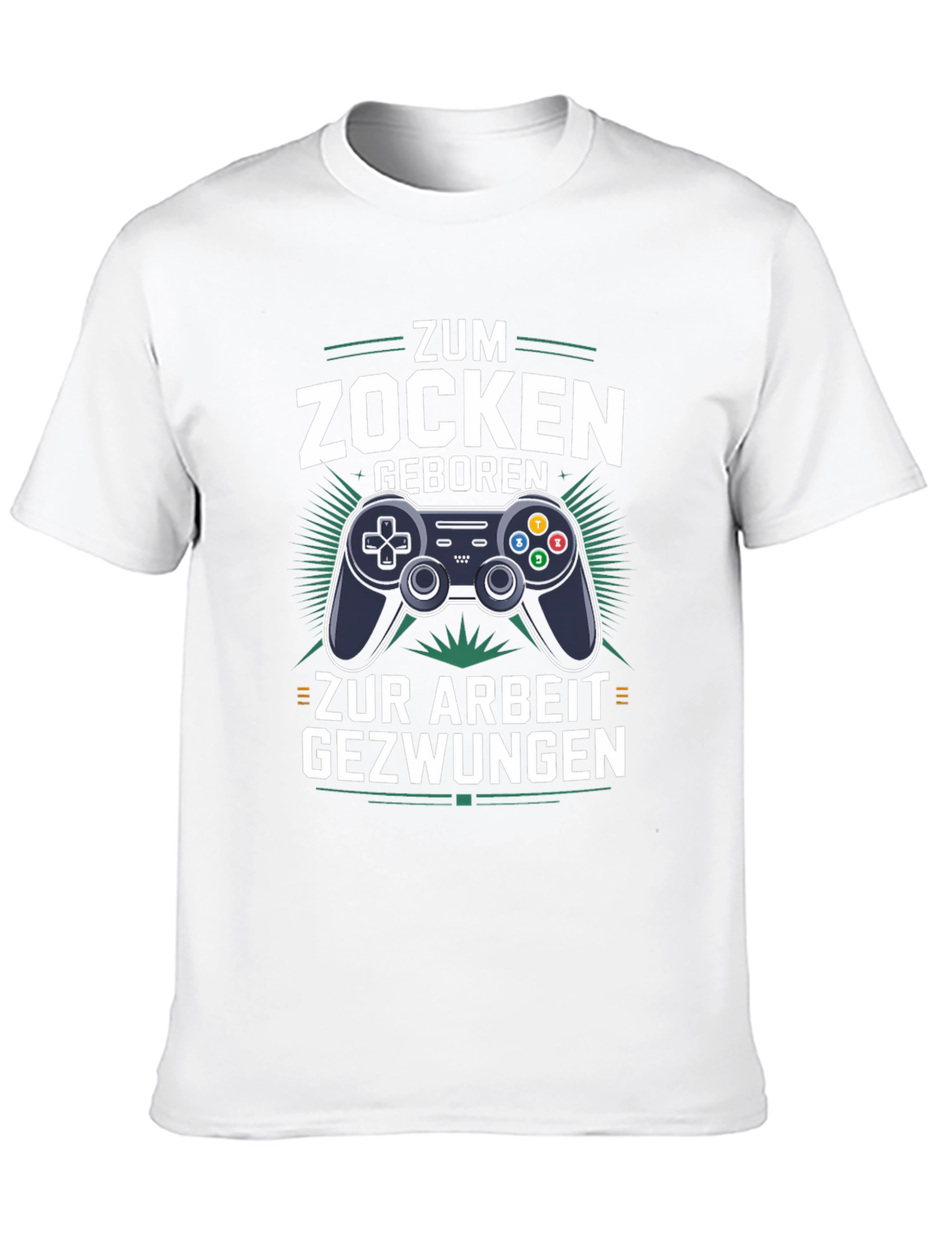 Gamer T-Shirt - Zum Zocken Geboren