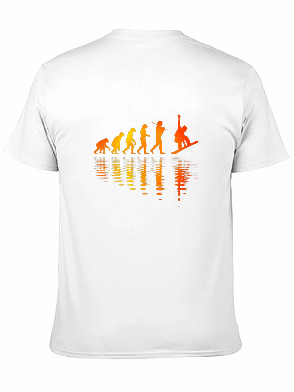 Evolution of Snowboarding Black Graphic Tee